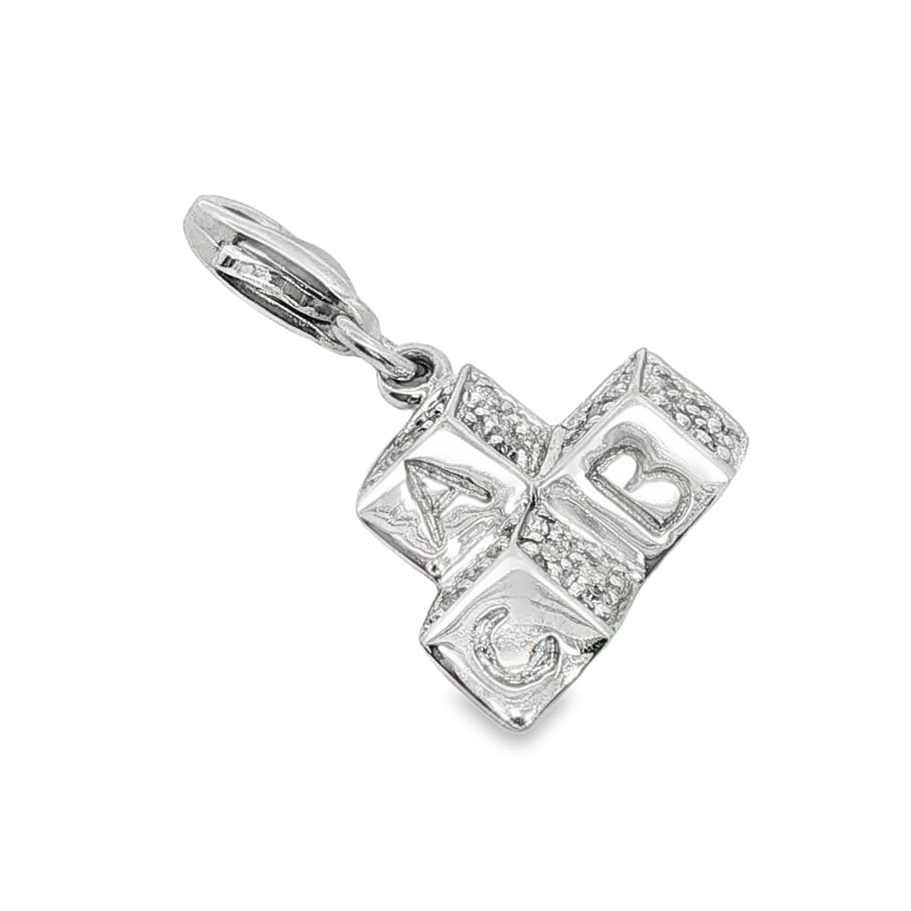 14K Gold Diamond Pendant with 20 Round Stones