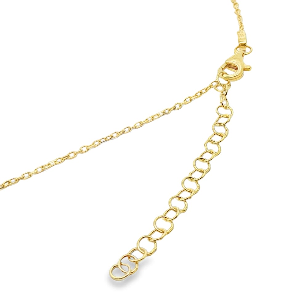 Clear Oval Cubic Zirconia Pendant in .925 Silver
