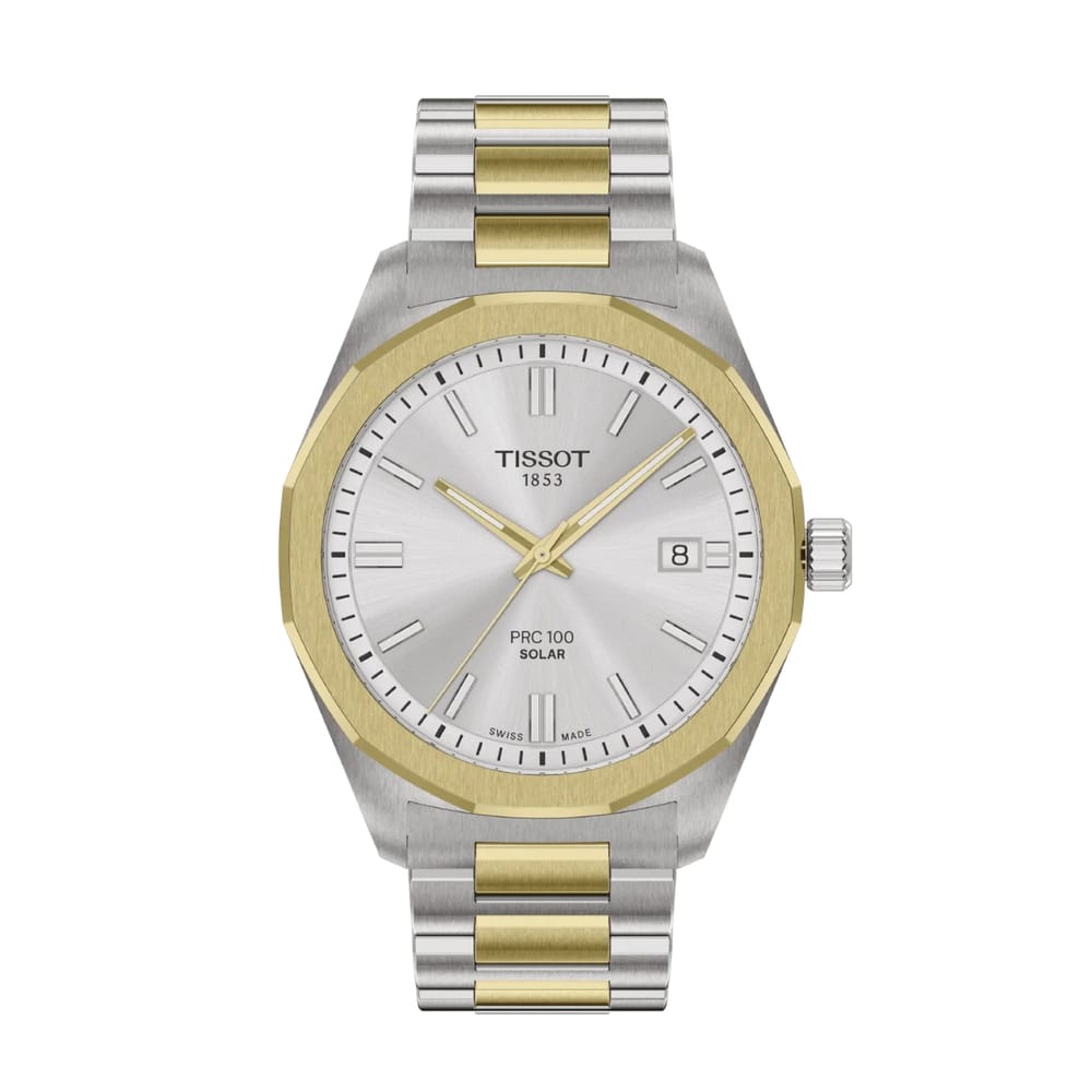 Tissot PRC 100 Solar 39mm Watch - T151.422.22.031.00