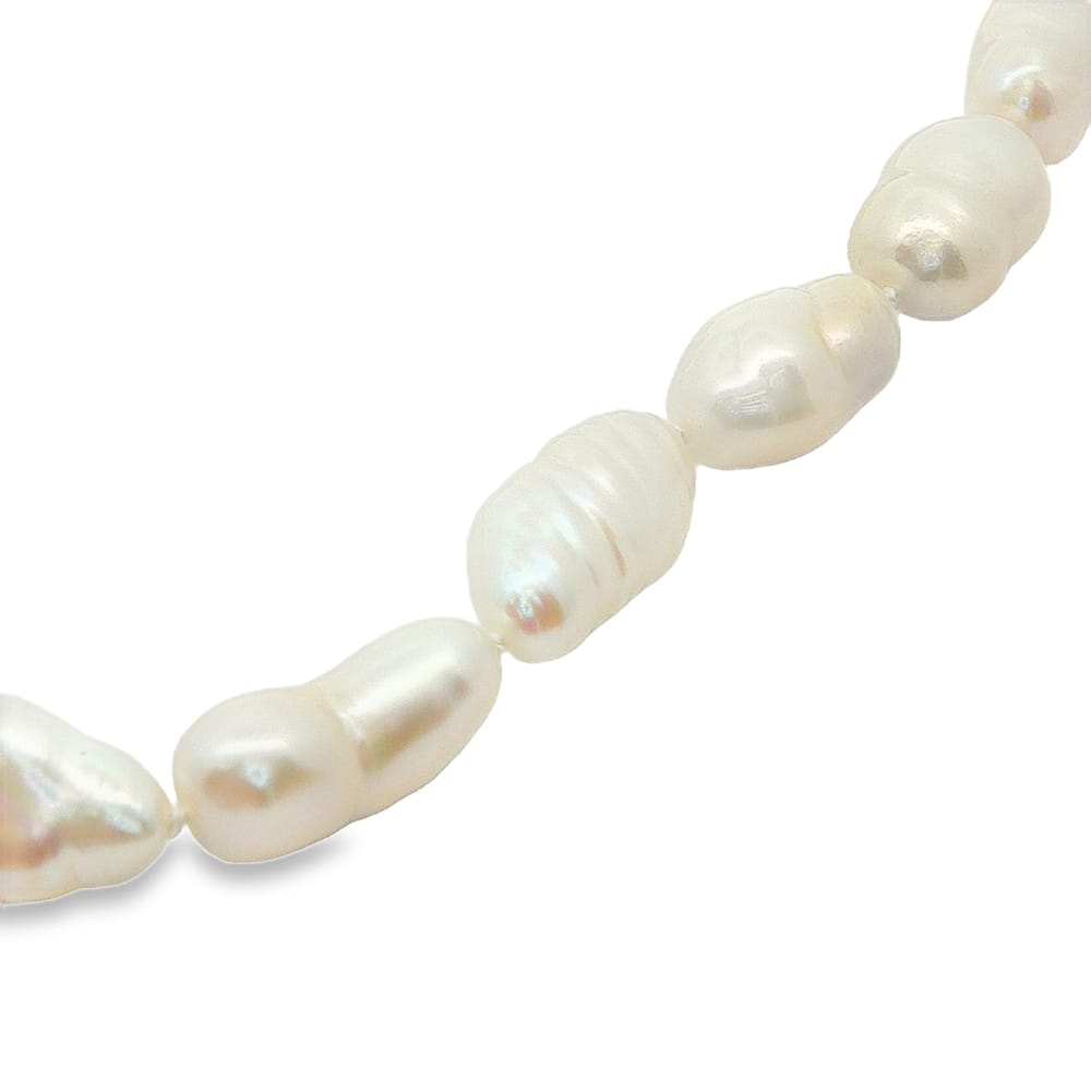 Freshwater Baroque Pearl Necklace - 32 Inches