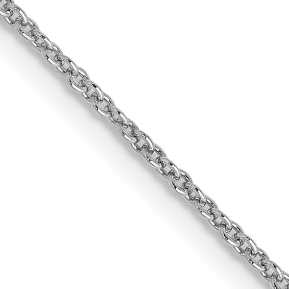 14K White Gold 18 inch 1.2mm Cable with Lobster Clasp