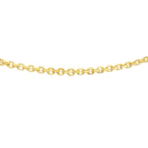 14K Yellow Gold 16 inch Cable Chain