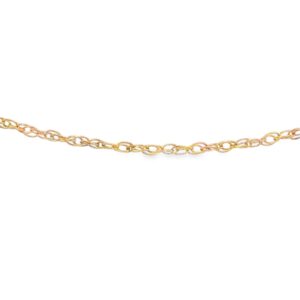 14K Yellow Gold Fine Rope Chain - 16.5 inches