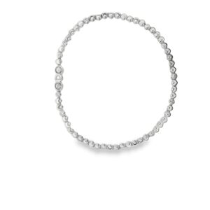 "Elastic Moon" Sterling Silver Bracelet