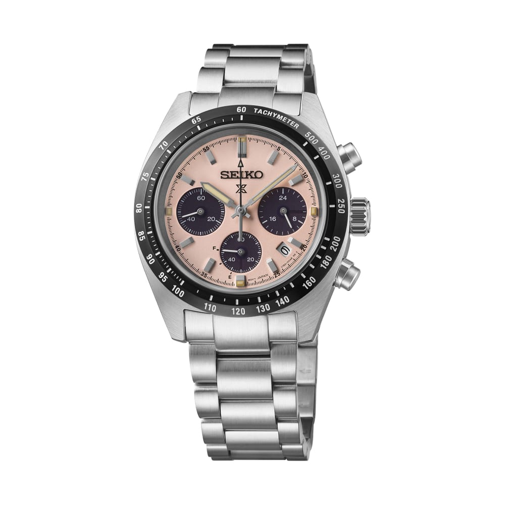 Seiko Prospex Speedtimer SSC963 - Pink Dial - 39mm - Solar