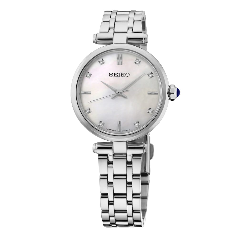 Seiko HGH005 Women's Mother of Pearl Dial Watch - 29mm - Quartz