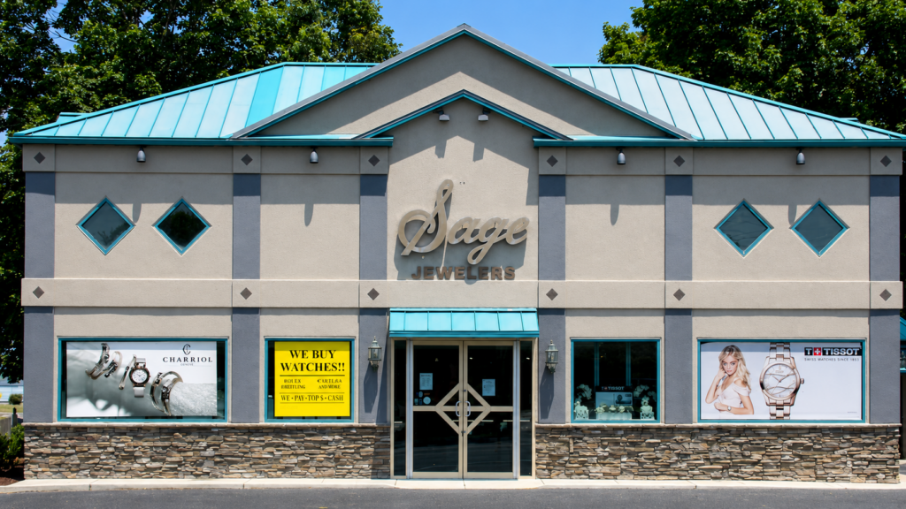 a picture of the Sage Jewelers building in Northfield new jersey which has local jeweler services