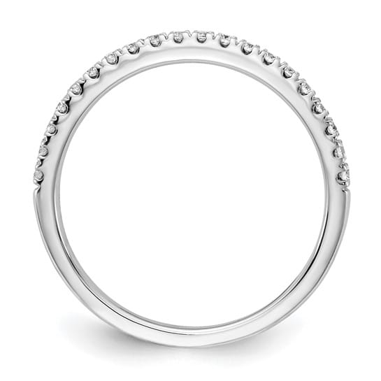 14k White Gold .24 carat Lab Grown Diamond VS/SI G Wedding Band