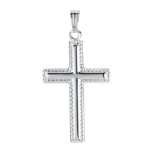 Sterling Silver Cross Pendant on 20" chain