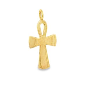 14K Yellow Gold Ankh Cross - 1.33 grams