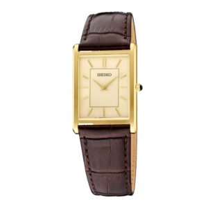 Seiko Men's SWR106 Square Dial Watch - 27.2mm - Quartz