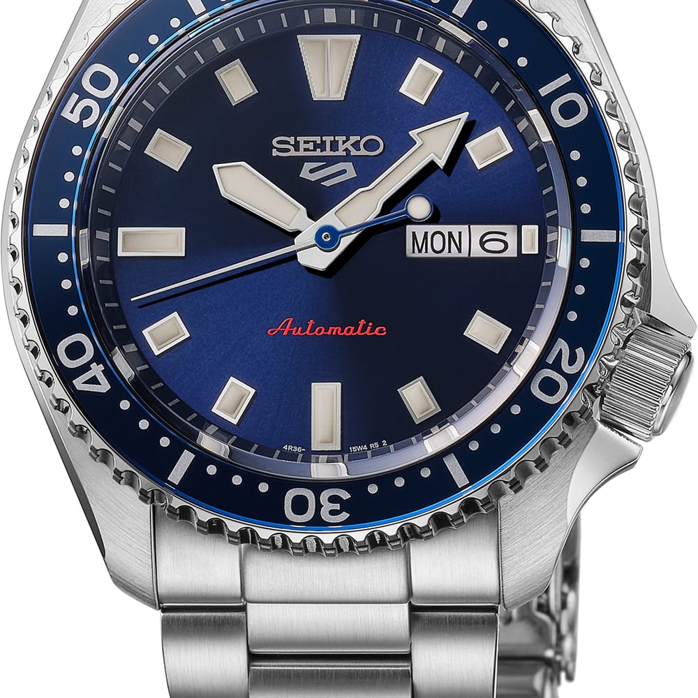 Seiko 5 Spot SS Automatic Blue Dial 42mm