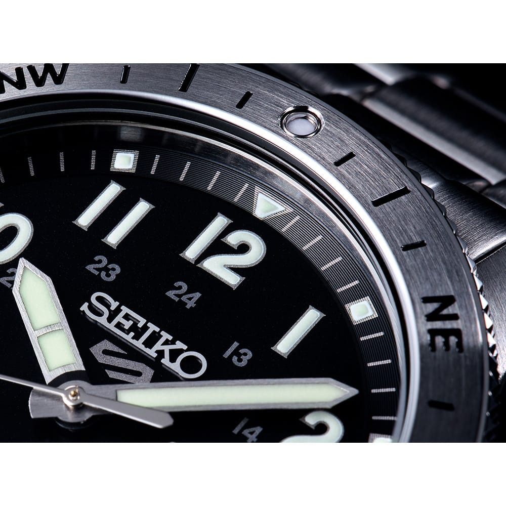 Seiko 5 Sport SS Auto Black Dial 41mm HDB006