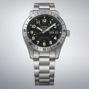 Seiko 5 Sport SS Auto Black Dial 41mm HDB006