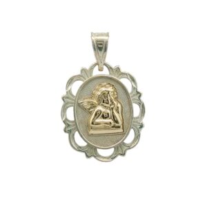 14K Yellow Gold Guardian Angel Charm