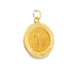 32-00328 14K 15MM Confirmation Cross Rnd