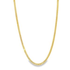 14K Gold 20-Inch Unisex Gourmette Chain 7.00g