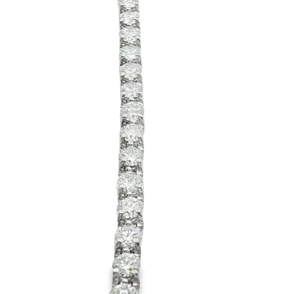 14K White Gold 6ct Diamond Bracelet