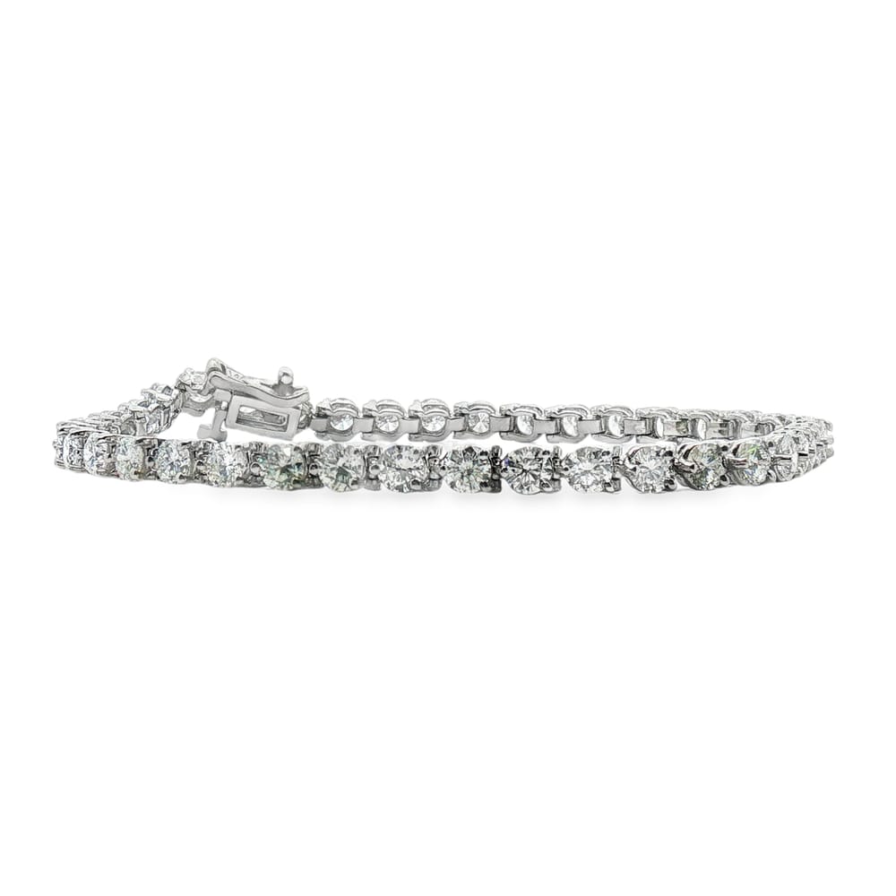 14K White Gold 6ct Diamond Bracelet