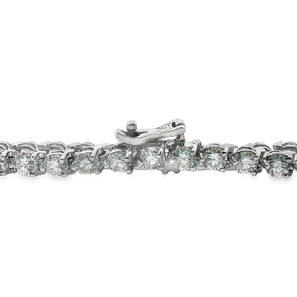 14K White Gold 6ct Diamond Bracelet