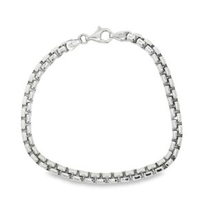 Men's .925 Silver Bracelet - 8 Inch Length, 25g Gross Weight
