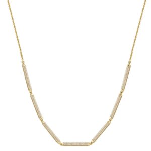 Rosato Bianca .925 Sterling Silver Short Fancy Necklace - 15 Inches with 2" Extender