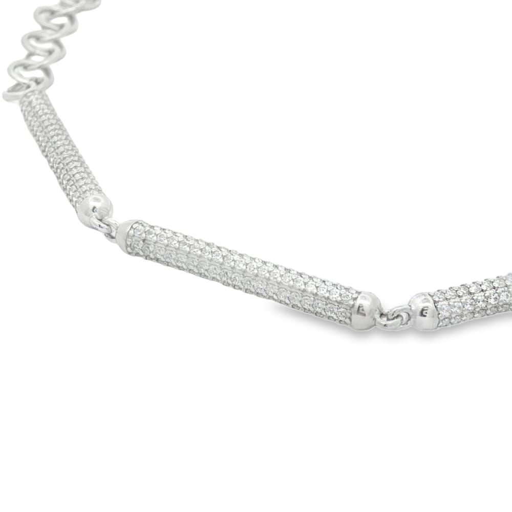 Rosato Bianca .925 Sterling Silver Soft Bracelet - 8 Inches w/ Extenders
