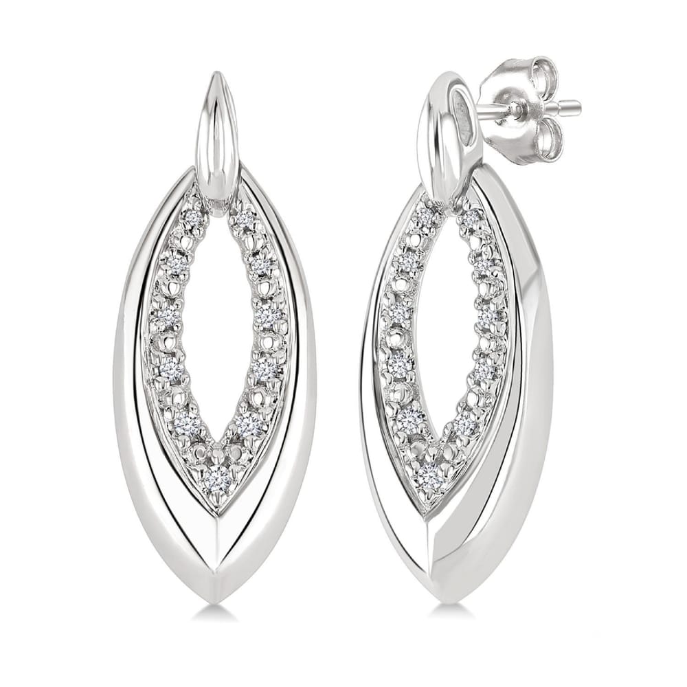 ASHI Women's Diamond Fashion Earrings in .925 Silver