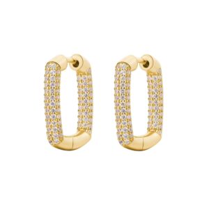 Rosato Bianca .925 Sterling Gold Plated Earrings