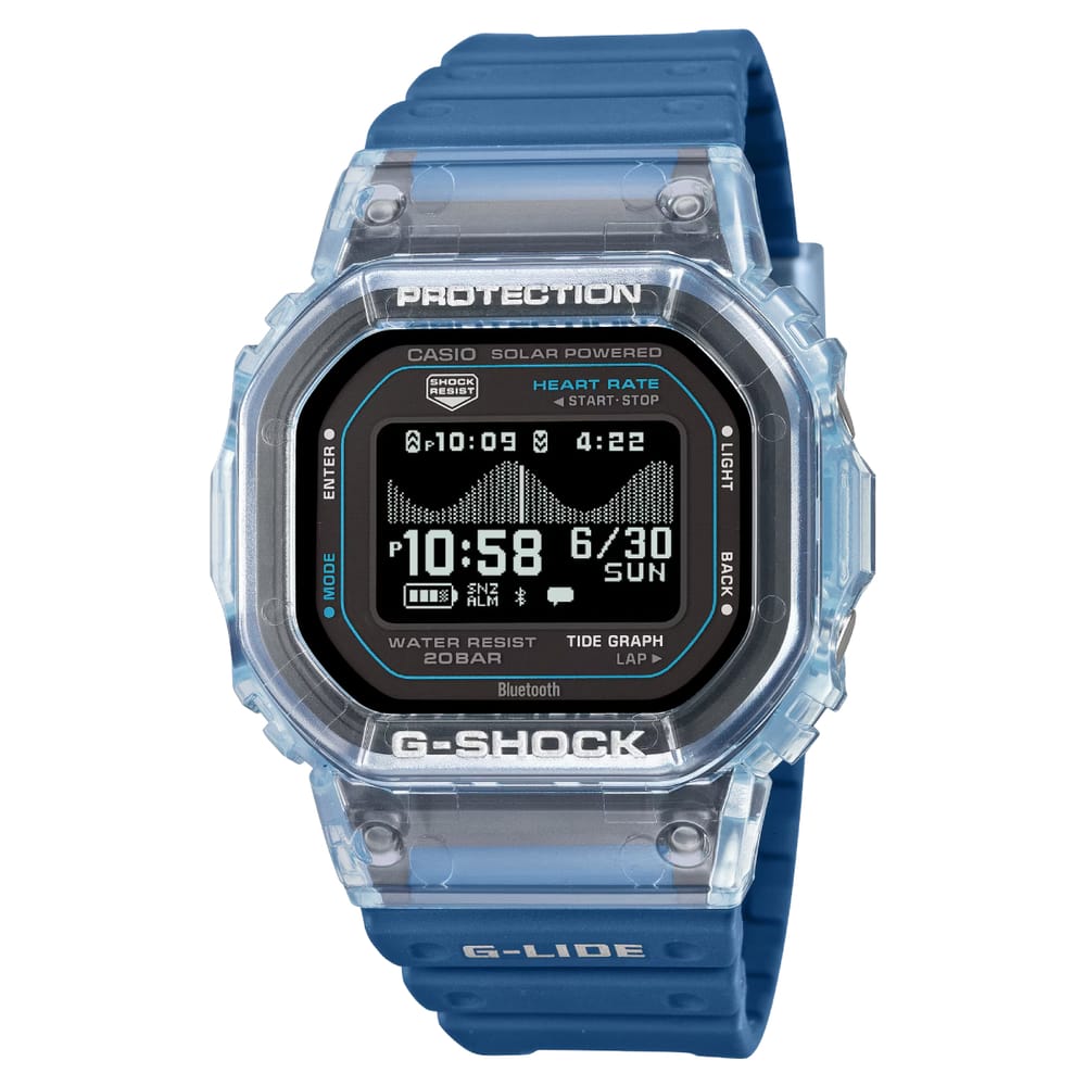 G-Shock G-Glide Clear Blue Bluetooth GBXH5600-2