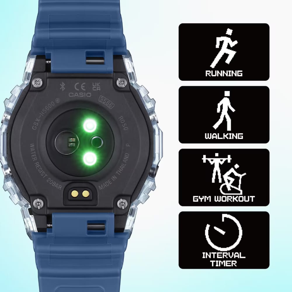 G-Shock G-Glide Clear Blue Bluetooth GBXH5600-2