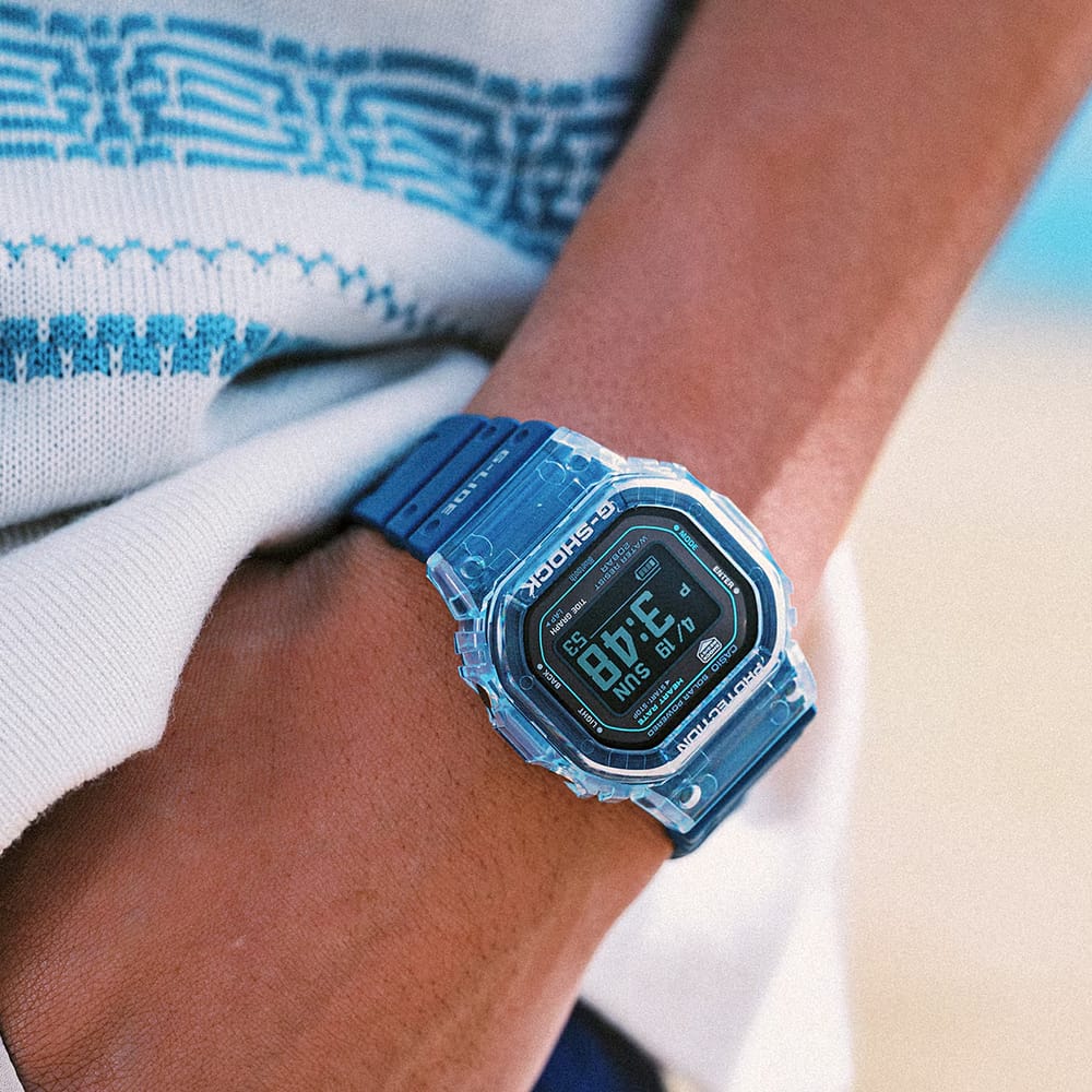 G-Shock G-Glide Clear Blue Bluetooth GBXH5600-2